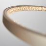 Light Brushed Gold LED Pendant - Infinity