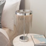 Fringe Silver Table Lamp - Tammy