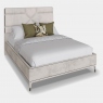 Bed Frame In Stone Finish - Dynasty