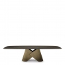 Shaped Dining Table In Keramik - Cattelan Italia Scott