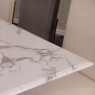 200cm Dining Table In White Marble - Thebes