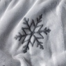 Silver Throw - Snowflake