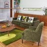 Small Sofa In Fabric - Orla Kiely Larch
