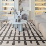 Charcoal Ivory Junction - Valley Rug