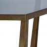 Side Table In Champagne Finish - Girona
