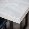 180cm Extending Dining Table With Concrete Effect Top - Seattle