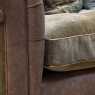 Large Sofa In Fabric & Leather Mix - Eastwood