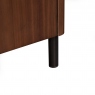 Sideboard In Walnut With White Ceramic Top - Turin