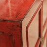 4 Door Cabinet In Red Antique Lacquer - Item as Pictured - Shanghai