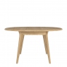 105cm Round Compact Extending Dining Table - Arden