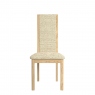 High Back Dining Chair In Fabric - Arden