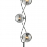 Polished Chrome 4 Light Floor Lamp - Santorini