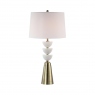 White Marble Table Lamp - Leecie