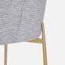 Dining Chair In Fog Fabric - Carmel