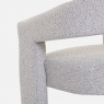 Dining Chair In Light Grey Fabric - Alto
