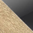 Sonoma Oak Carcase & Basalt Colour Glass Front A025