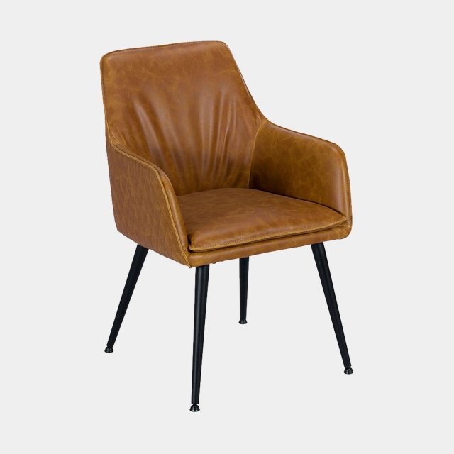 Faux Leather Armchair - Abbey